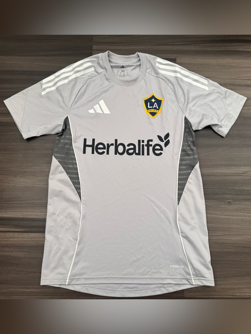 Adidas Los Angeles LA Galaxy Home Aeroready Soccer Football Jersey Men Small
